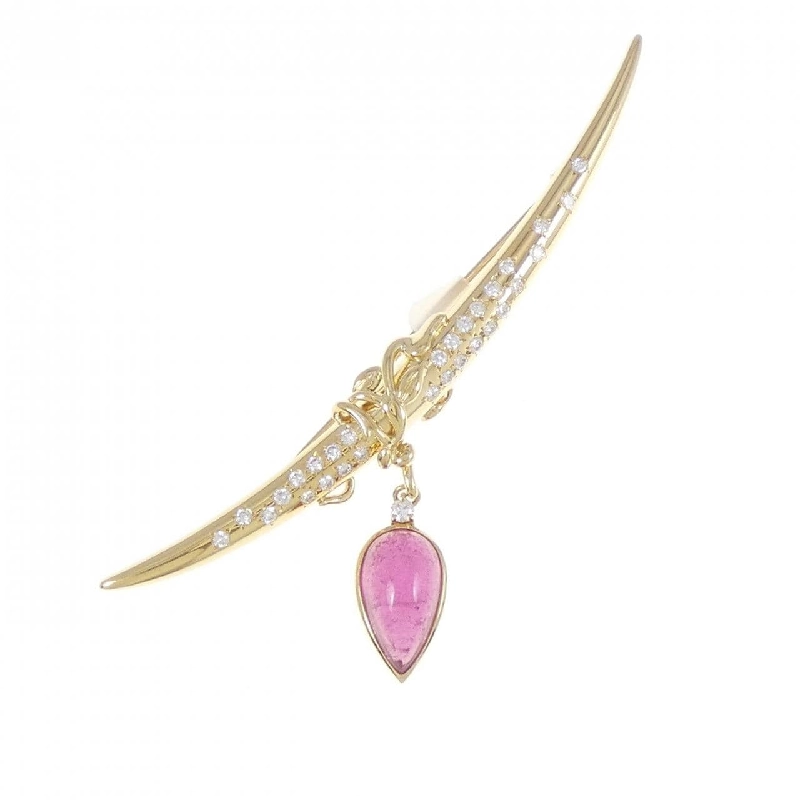Brooch Tourmaline Tasaki 3.95CT 666160