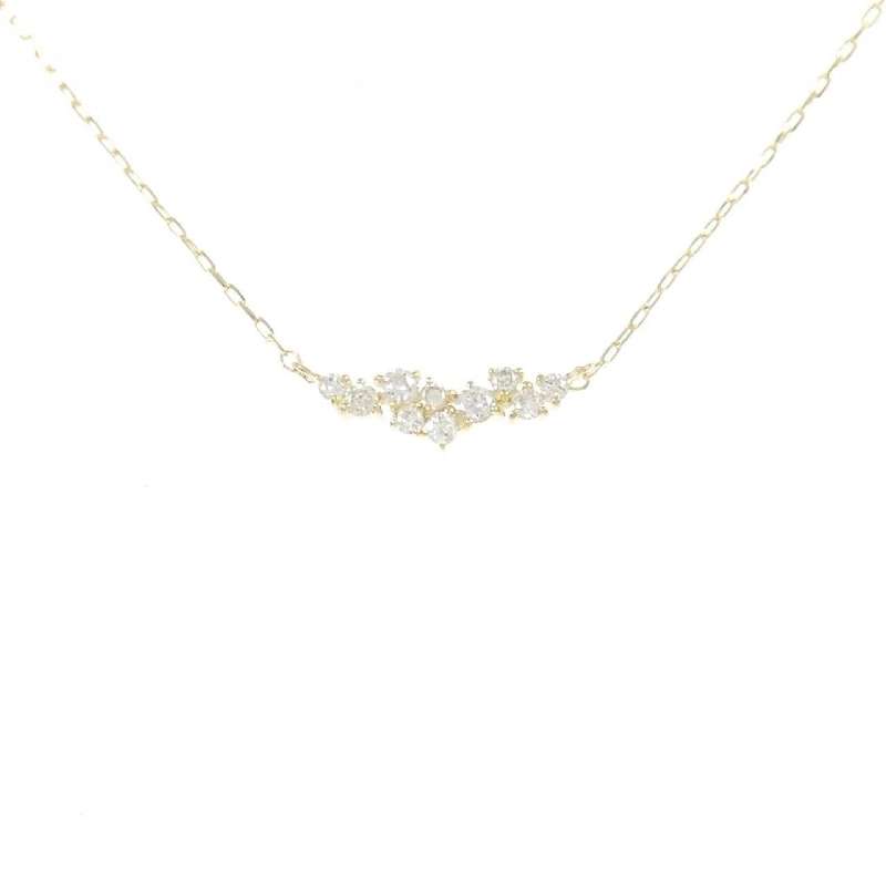 Dây chuyền kim cương K18YG 0.10CT - Hàng hiệu Chính hãng 861324