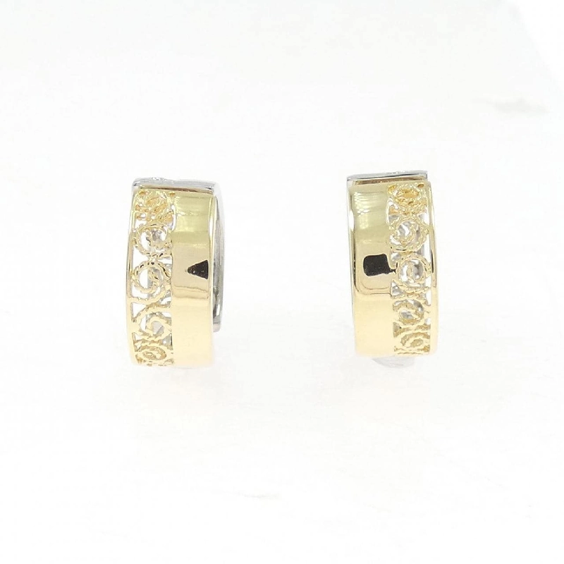 K18YG/K14WG Bông tai - Hàng hiệu Authentic 872329