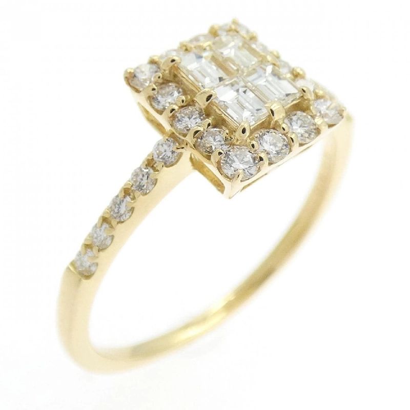 【Sản phẩm mới】Nhẫn kim cương K18YG 0.50CT 671277