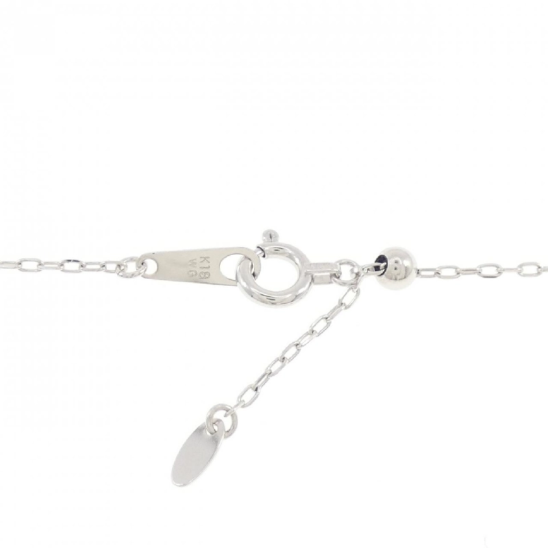 K18WG Ngọc lục bảo xanh Dây chuyền - Hàng hiệu Authentic 861619