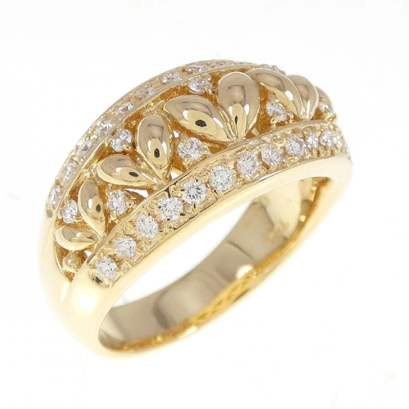 Nhẫn kim cương 750YG 0.43CT 671211