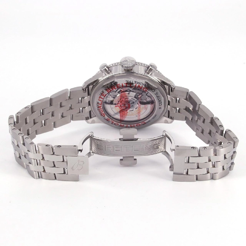 Đồng hồ Breitling Super AVI B04 Chronograph GMT 46 Curtis Warhawk AB0445/AB04452A1L1A1 SS tự động - Hàng hiệu Chính hãng 882645