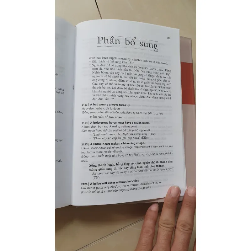 TỤC NGỮ  THÀNH NGỮ ANH PHÁP VIỆT  800215