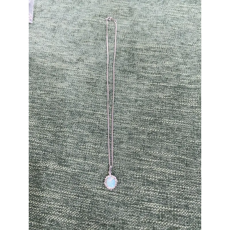 Dây bạc 925 mặt đá Opan 992746