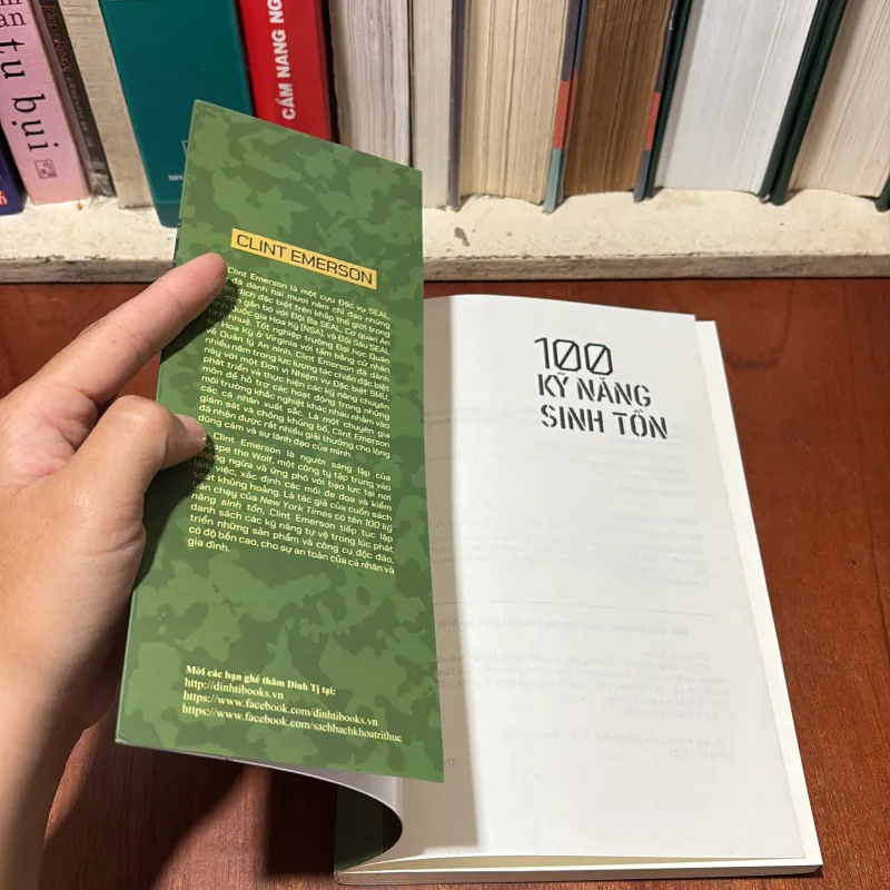 II Sách Kỹ Năng: 100 Kỹ Năng Sinh Tồn (Tủ Sách Bách Khoa Tri Thức) - CLINT EMERSON - 2024 745923