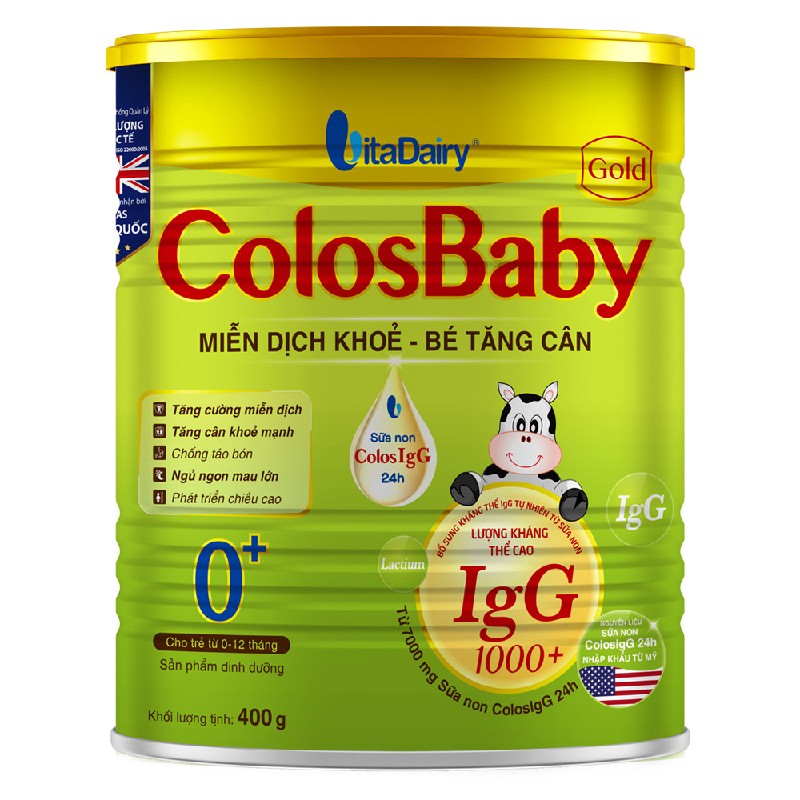 Pass sữa colosbaby 400g 0+  23203