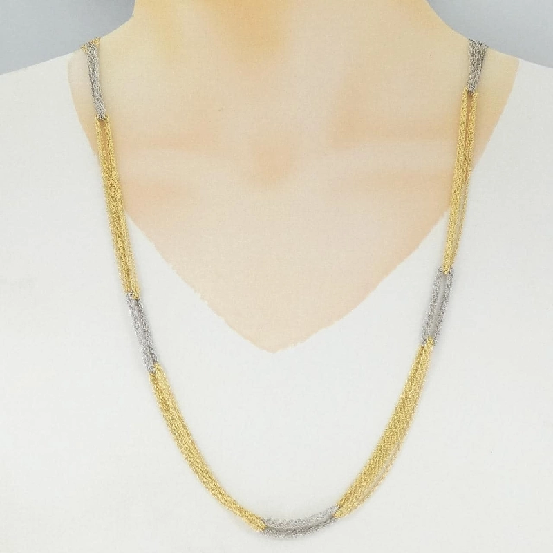 Dây chuyền 750YG/750WG - Hàng hiệu Authentic 863652