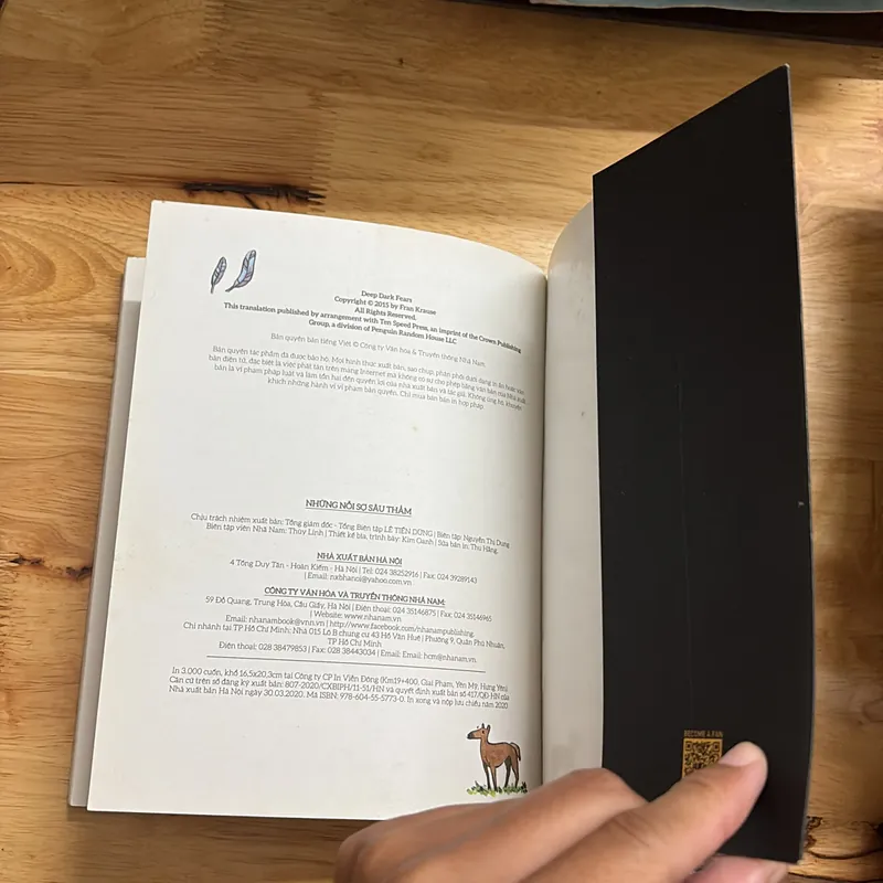 II Sách Tâm Lý: Những Nỗi Sợ Sâu Thẳm _ Deep Dark Fears - FRAN KRAUSE - 2020 699415