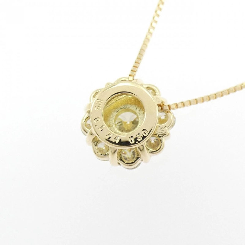 K18YG Dây chuyền kim cương 0.174CT - Hàng hiệu Authentic 861393