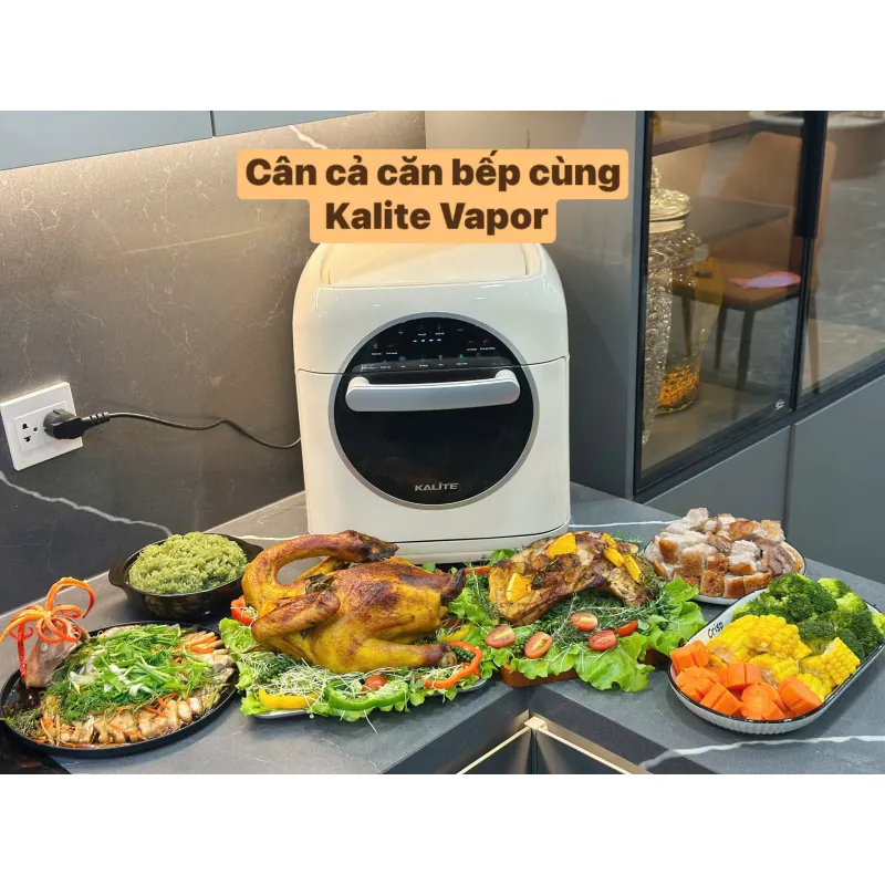 Nồi chiên hơi nước Kalite Vapor – Chiên giòn, hấp mềm, nướng ngon trong một chạm 718831