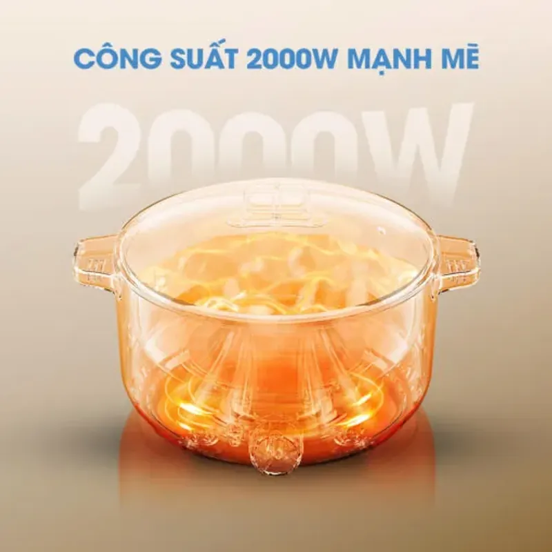 Nồi lẩu đa năng KALITE KL568 Elegant, dung tích 6L, công suất 2000W 934025