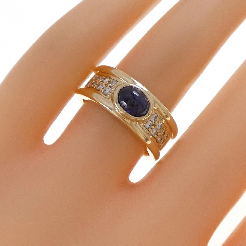 Nhẫn Sapphire K18YG 1.20CT - Hàng hiệu Chính hãng 851261
