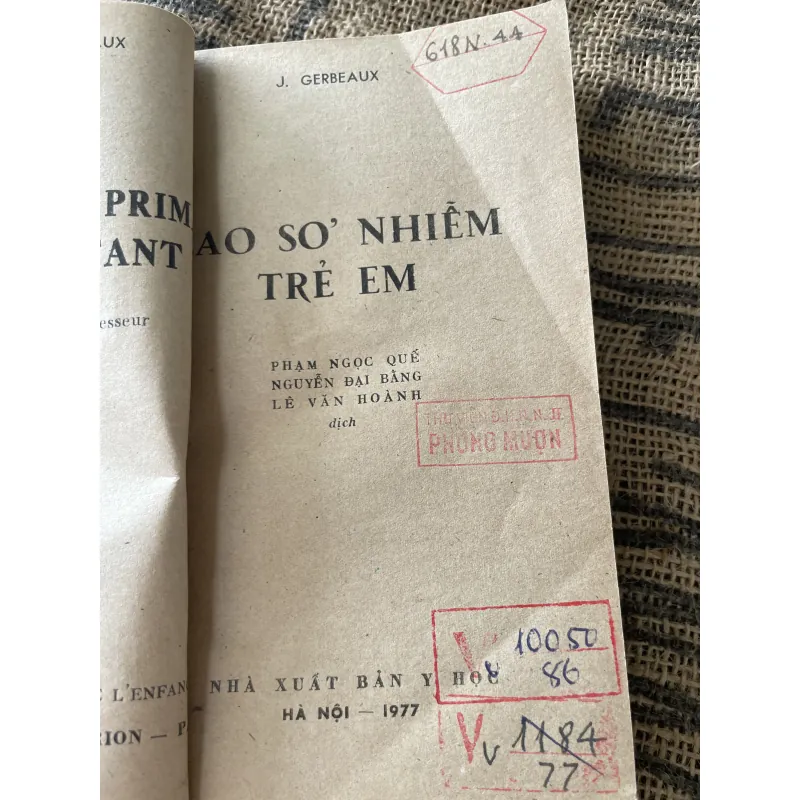 Lao sơ nhiễm trẻ em ; hơn 350 trang  1034641