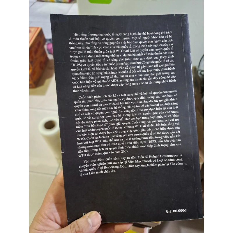 Quyền con người và WTO mới 80% dấu mộc ố 2014 HCM0308 GIÁO TRÌNH, CHUYÊN MÔN 919550
