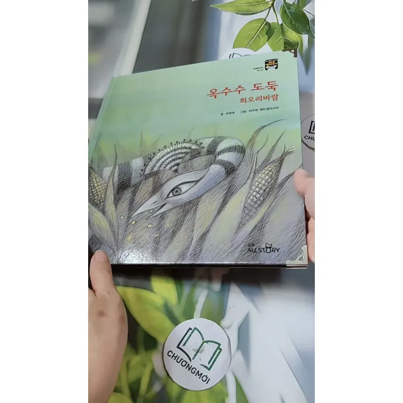 [Tặng nẹp góc] Truyện thiếu nhi Hàn Quốc: Moyamo Anu 23 -  모야모 아누와: 옥수수 도둑;. 회오리바람 732015