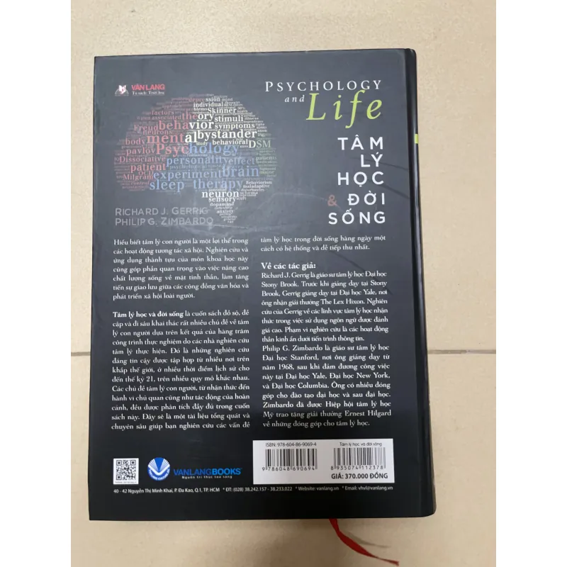 Tâm lý học & Đời sống - Richard J.Gerrig 1021054