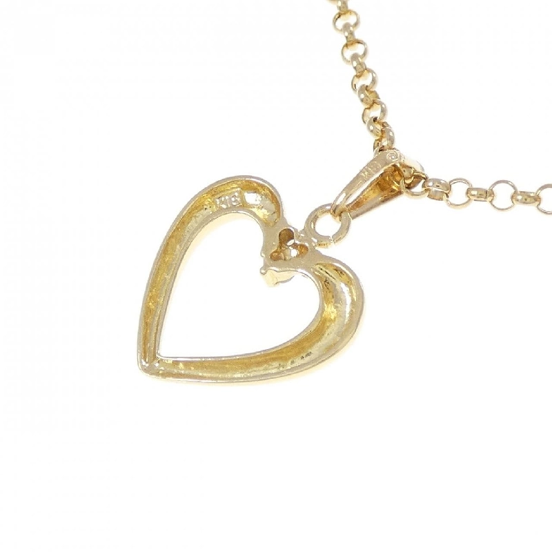 K18YG/750YG Dây chuyền trái tim kim cương - Hàng hiệu Authentic 857028