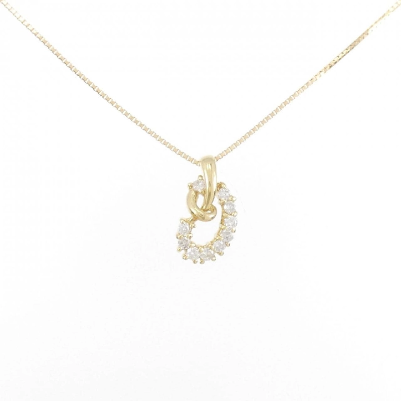 K18YG Dây chuyền kim cương 0.20CT - Hàng hiệu Chính hãng 861252