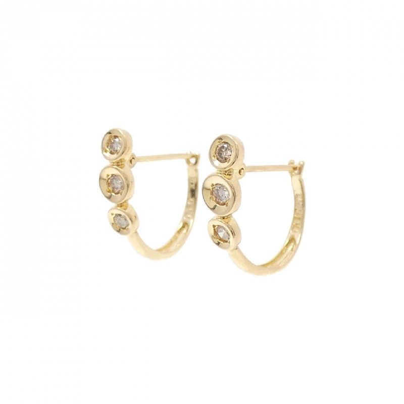 K18YG Bông tai kim cương 0.20CT - Hàng hiệu Chính hãng 872449