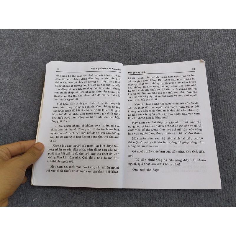 NHÂN QUẢ BÁO ỨNG HIỆN ĐỜI 485067