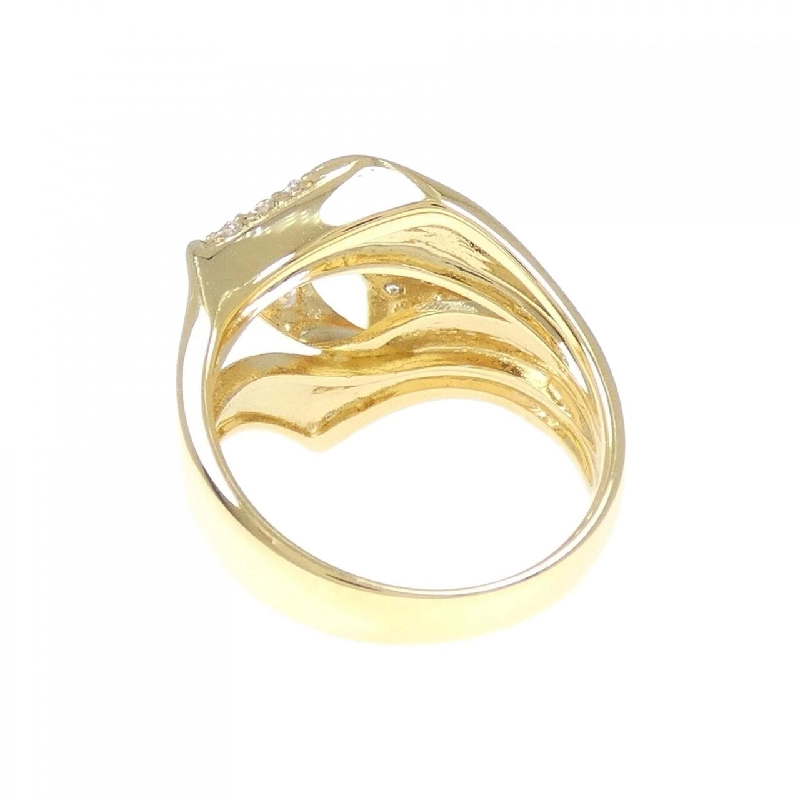 Nhẫn kim cương K18YG 0.31CT 668612