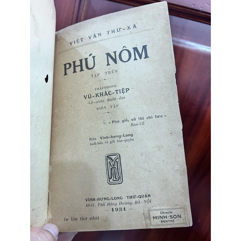 Phú Nôm - Vũ Khắc Tiệp (1931) 300277