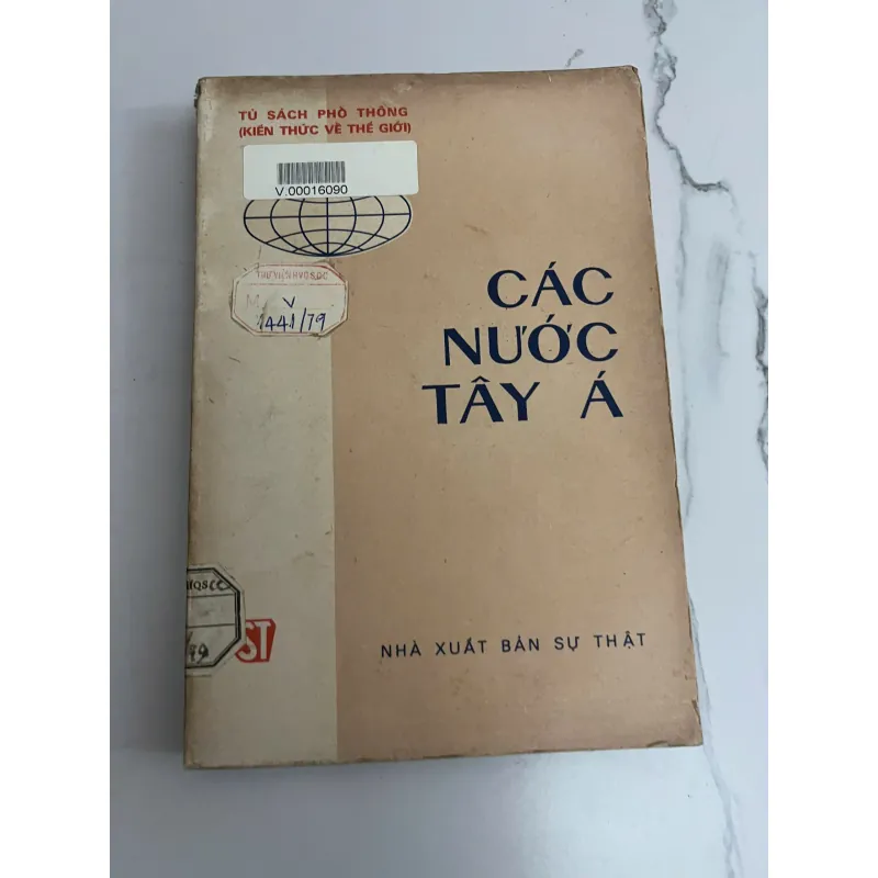 Các nước Tây Á - Tủ sách Phổ thông. 926468