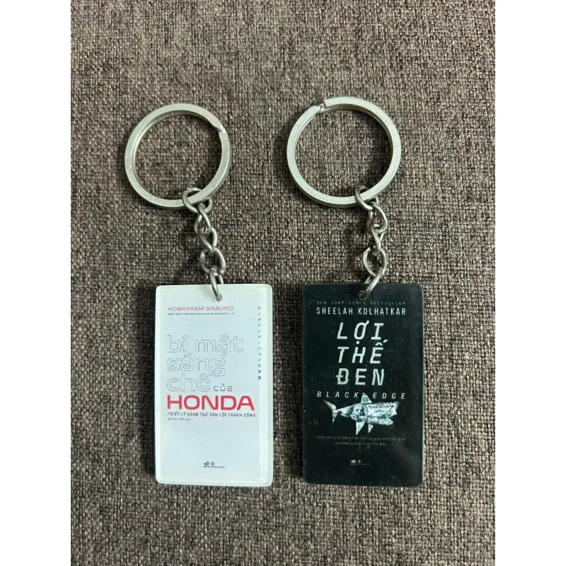 Móc khóa sách: Lợi thế đen + Bí mật sáng chế của Honda 732354