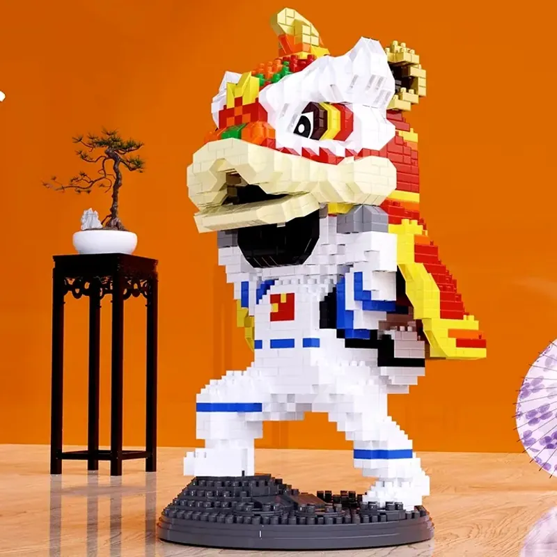 Bộ đồ chơi lắp ráp mô hình Lion Dance Dragon 1872 mảnh 1009277