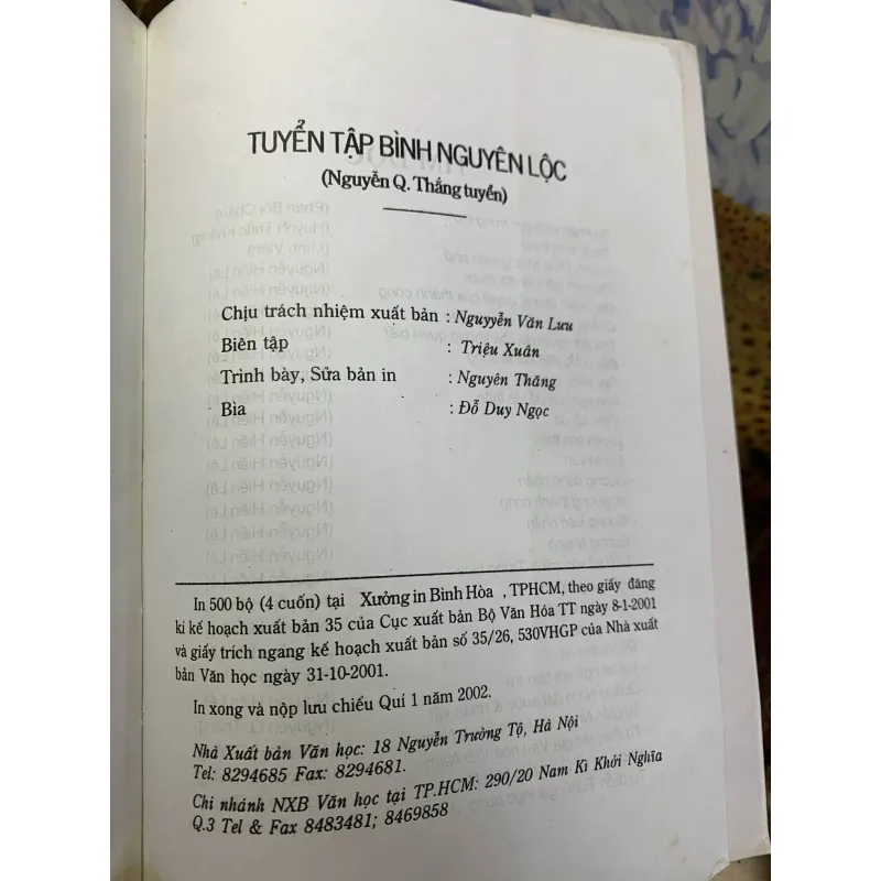 Tuyển Tập Bình Nguyên Lộc - Tập 1 739055