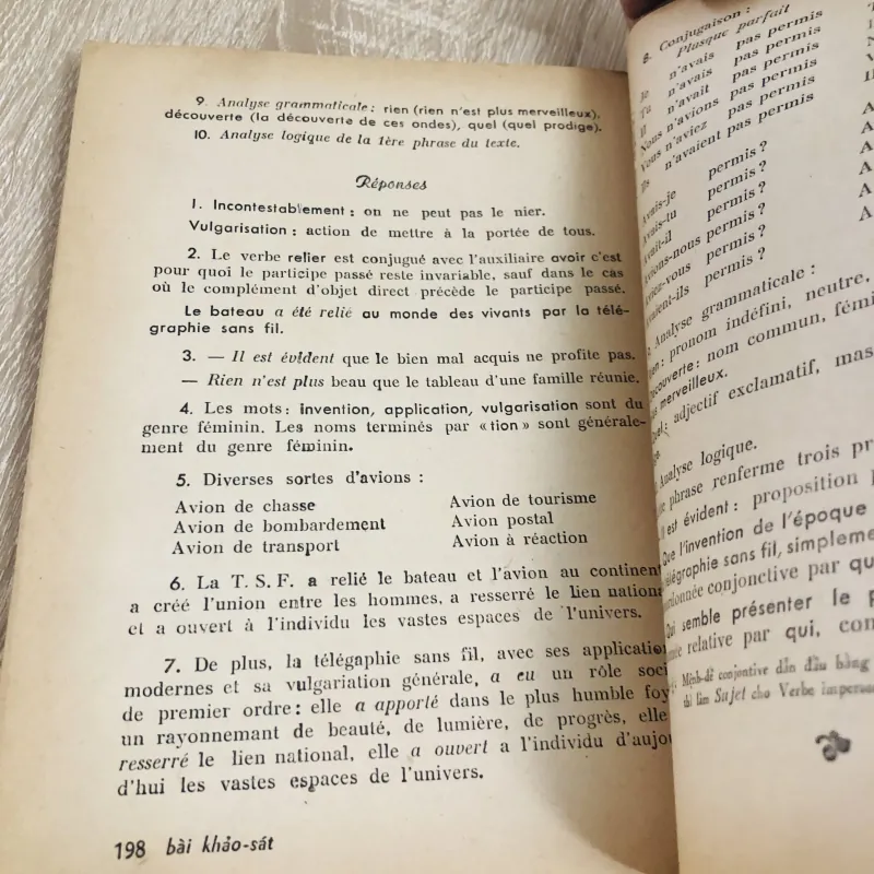 BÀI TẬP KHẢO SÁT TEXTE ( luyện pháp văn thi Tú tài) 971797