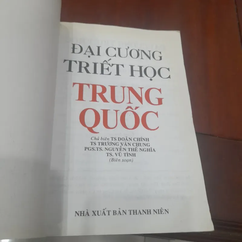 ĐẠI CƯƠNG TRIẾT HỌC TRUNG QUỐC 1033069