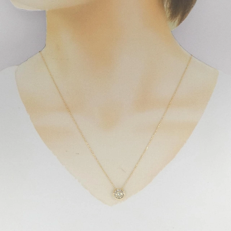 Dây chuyền kim cương K18YG 0.20CT - Hàng hiệu Chính hãng 859909