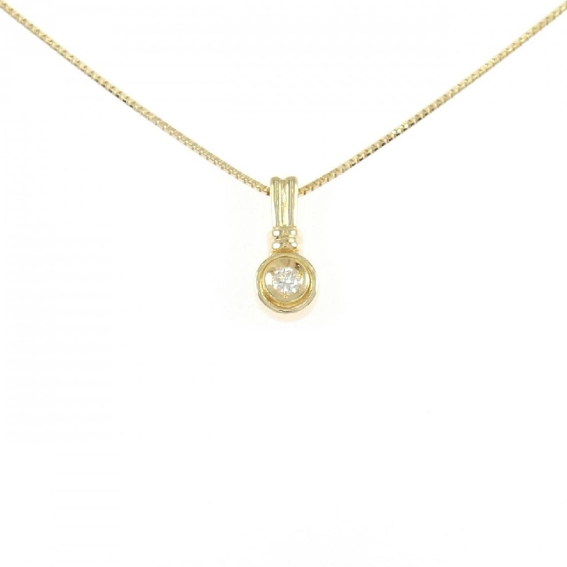 K18YG Dây chuyền kim cương 0.05CT - Hàng hiệu Chính hãng 857499