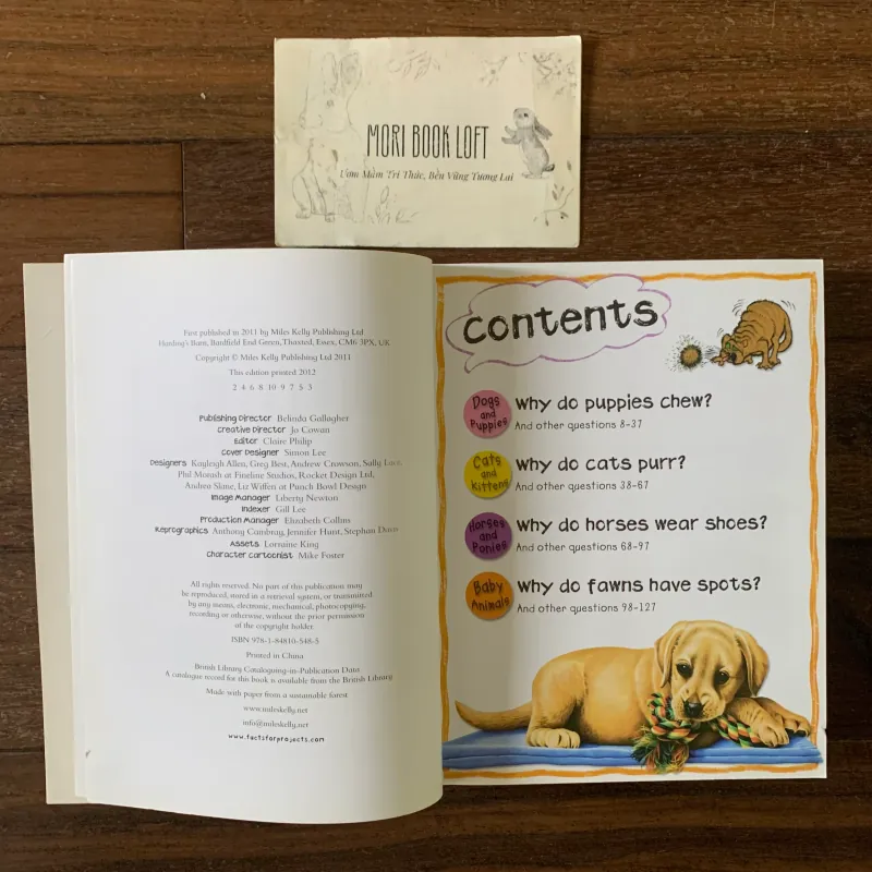 Sách ngoại văn My First Animal Questions and Answers, Used, Siêu Dày 578055