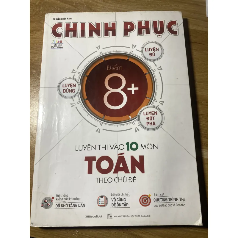 Sách chinh phục 8+ luyện thi môn toán vào 10 theo chủ đề  999882