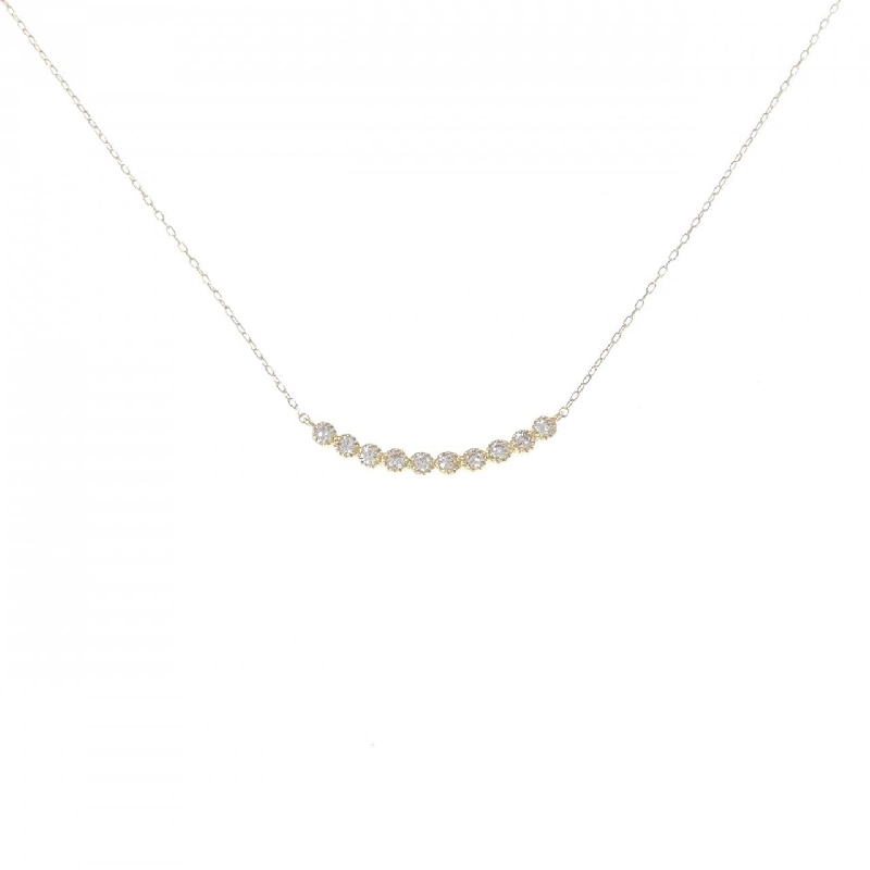 K18YG Dây chuyền kim cương 0.10CT - Hàng hiệu Chính hãng 864376