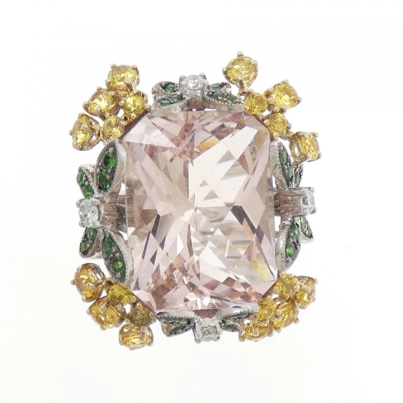 Nhẫn Morganite 750WG/750YG 11.16CT - Hàng hiệu Authentic 848263