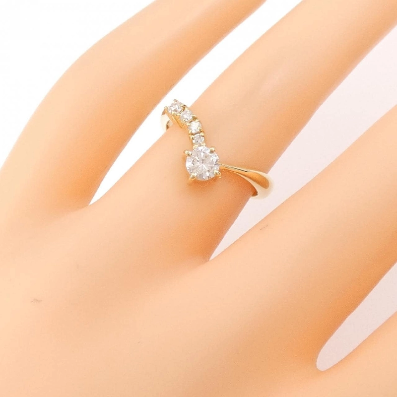 Nhẫn kim cương K18YG 0.30CT - Hàng hiệu Authentic 855099