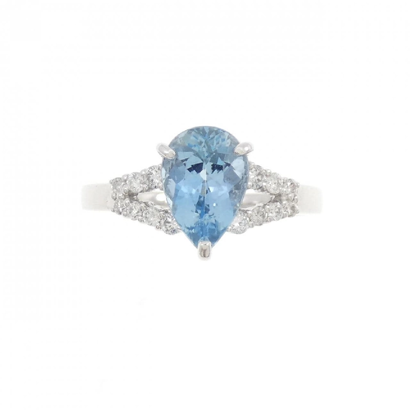 Nhẫn Aquamarine K18WG 1.12CT 665477