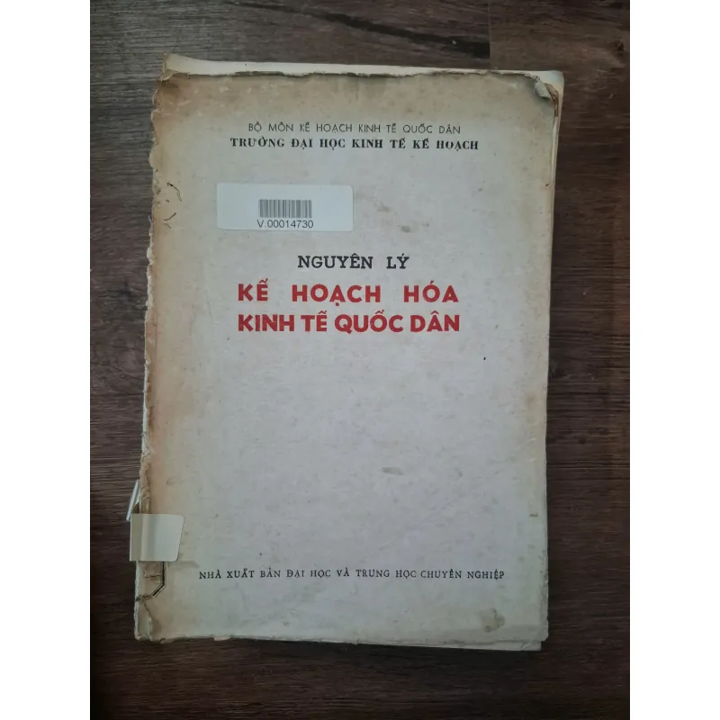NGUYÊN LÝ KẾ HOẠCH HÓA KINH TẾ QUỐC DÂN 727523