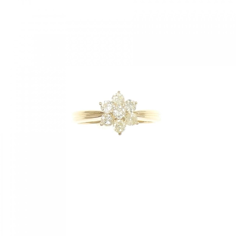 Nhẫn kim cương hoa K18YG 0.33CT - Hàng hiệu Authentic 852911