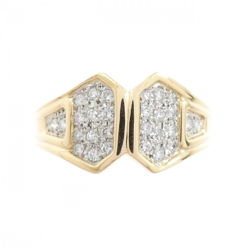 Nhẫn kim cương K18YG/PT900 0.28CT - Hàng hiệu Chính hãng 845838