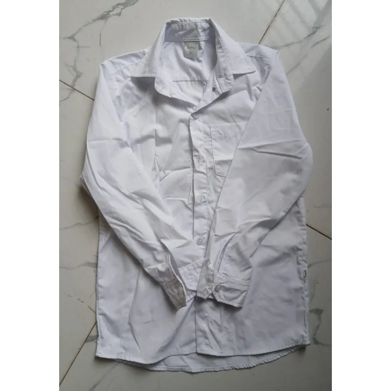 Áo sơ mi trắng dài tay bé trai 8 tuổi 992717
