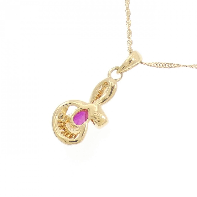 K18YG Nhẫn Ruby - Hàng hiệu Chính hãng 857491