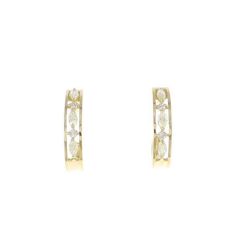 K18YG Bông tai kim cương 0.24CT - Hàng hiệu Chính hãng 876492