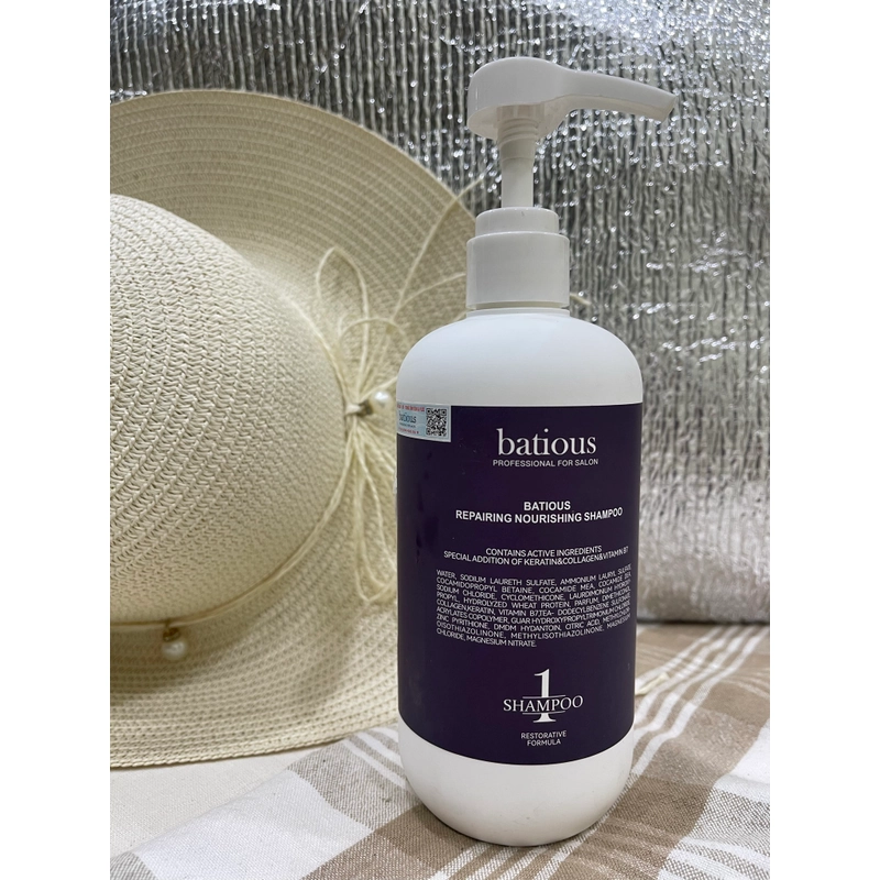 Dầu gội Batious nuôi dưỡng phục hồi tóc - 500ml (ko kèm dầu xả) 548667
