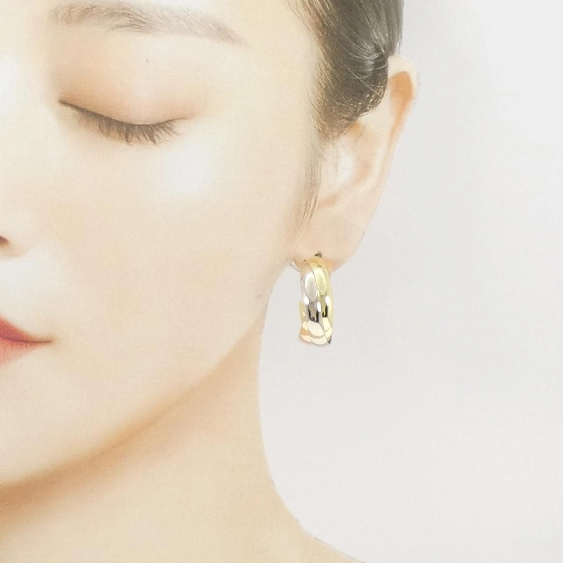 Bông tai ba màu/K18YG - Hàng hiệu Authentic 866187