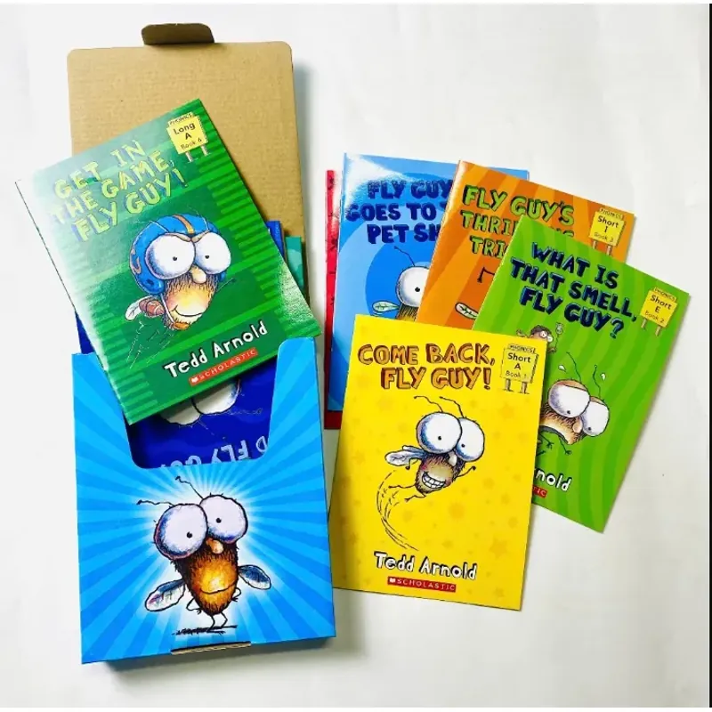 Sách - Fly Guy Phonics – Boxset 12 cuốn (10 truyện + 2 workbook) tặng audio, full hộp đẹp 1001297